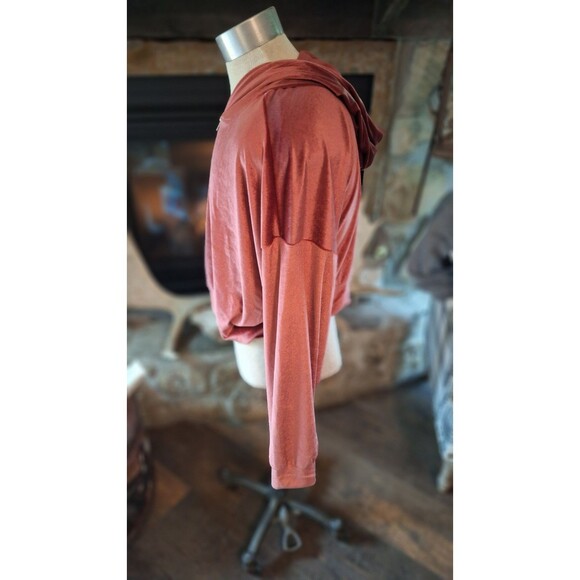 CURVY SENSE NWT Rose Velvet‎ Zip Hoodie 3X NEW - Picture 3 of 7